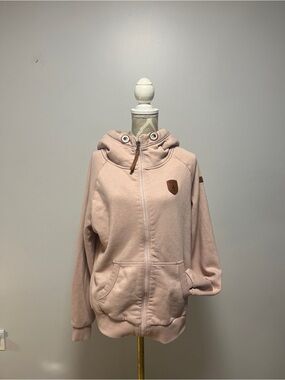 Wanakome Hera Full-Zip Hoodie Heather Pink Size XL